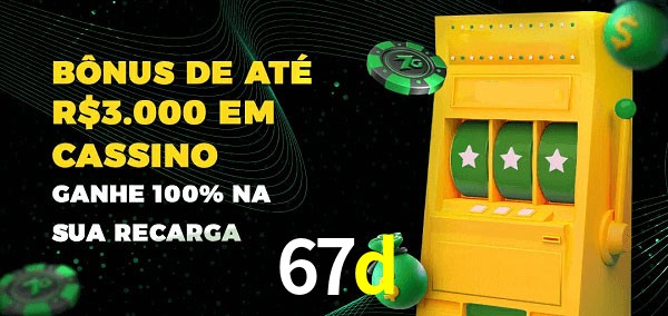 67d melhor bônus de depósito