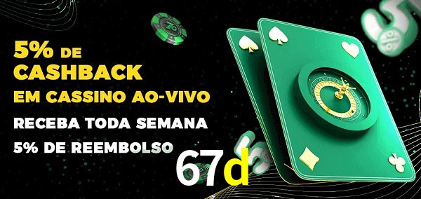 Promoções do cassino ao Vivo 67d